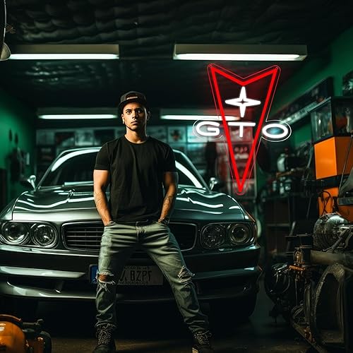 Miniatura 5 de AHlove Letreros de neón para decoración de pared, luces de neón para dormitorio, garaje, cochera, letreros LED de negocios, adecuados para tiendas