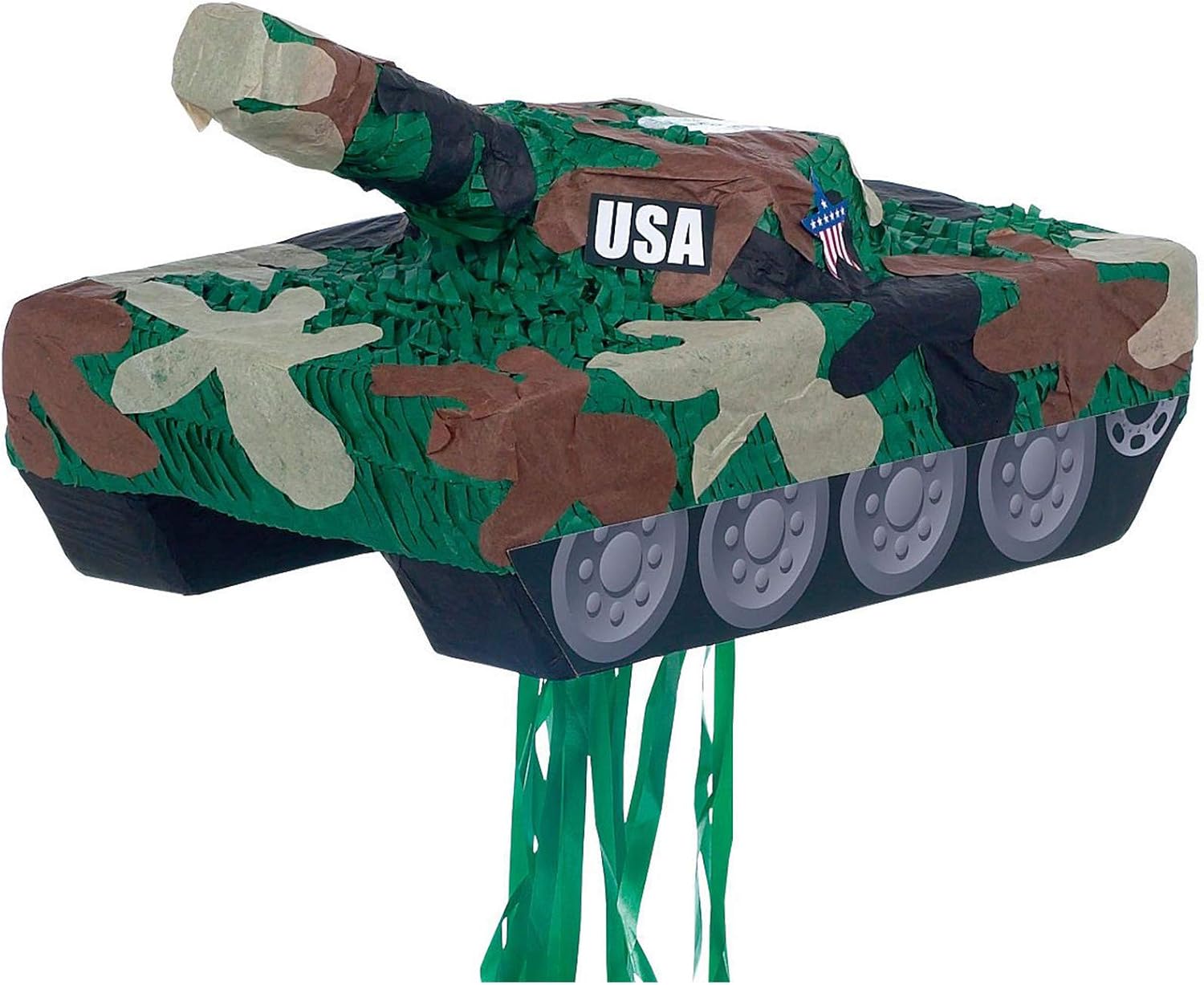 YA OTTA PINATA 30229 Tank Pull String Pinata - paper