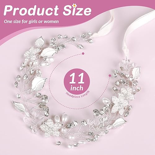 Miniatura 3 de Tocado para niña de las flores, accesorios para el cabello para boda, primera comunión