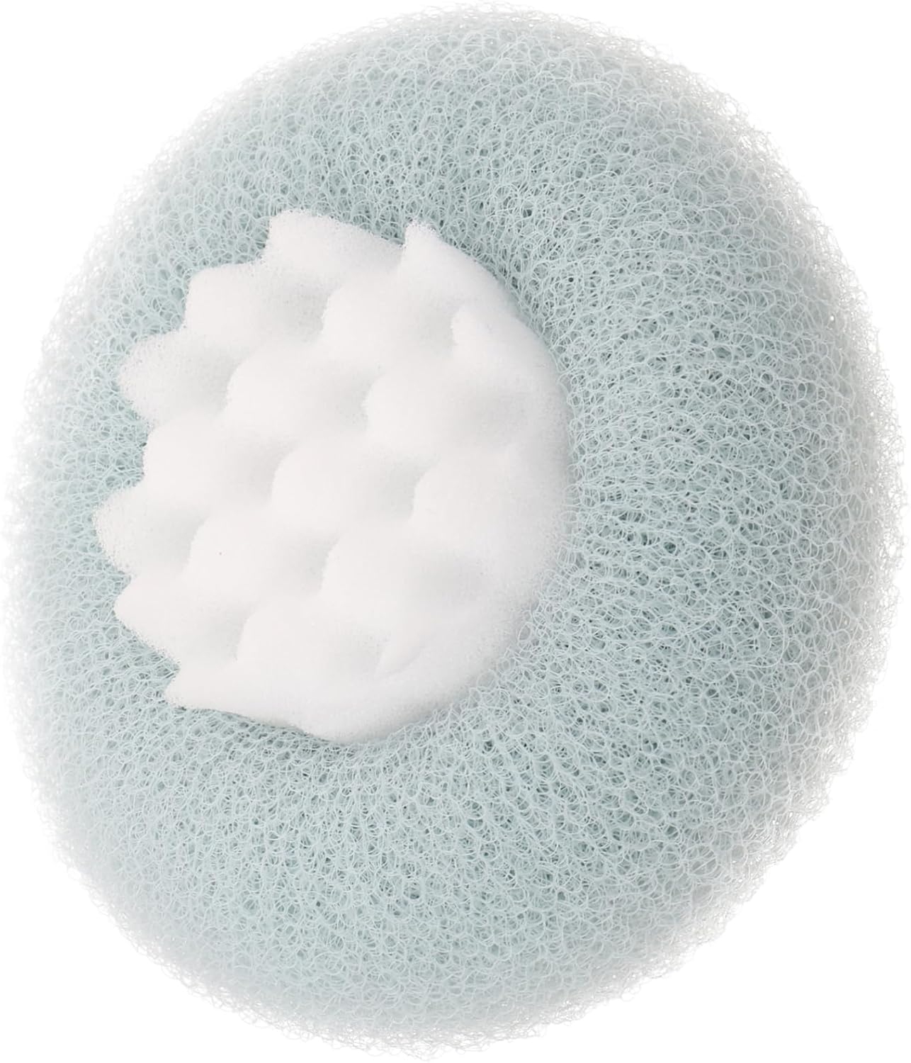 WOONEKY Bath Brush Suction for Exfoliating Body Scrubbing Lightweight Skin Cleaning Scrubber for Shower Use and Easy Storage Bath Sponge for Body Areas