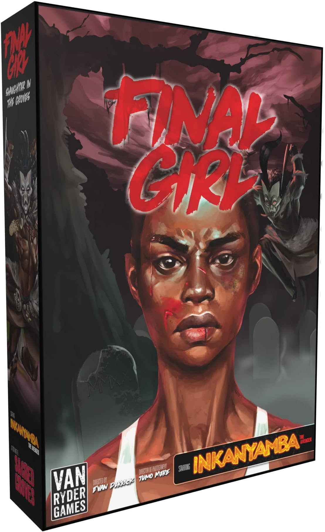 Final Girl: Slaughter in The Groves – Board Game by Van Ryder Games – Core Box Required to Play - 1 Player – Board Games for Solo Play – 20-60 Minutes of Gameplay – Teens and Adults Ages 14+
