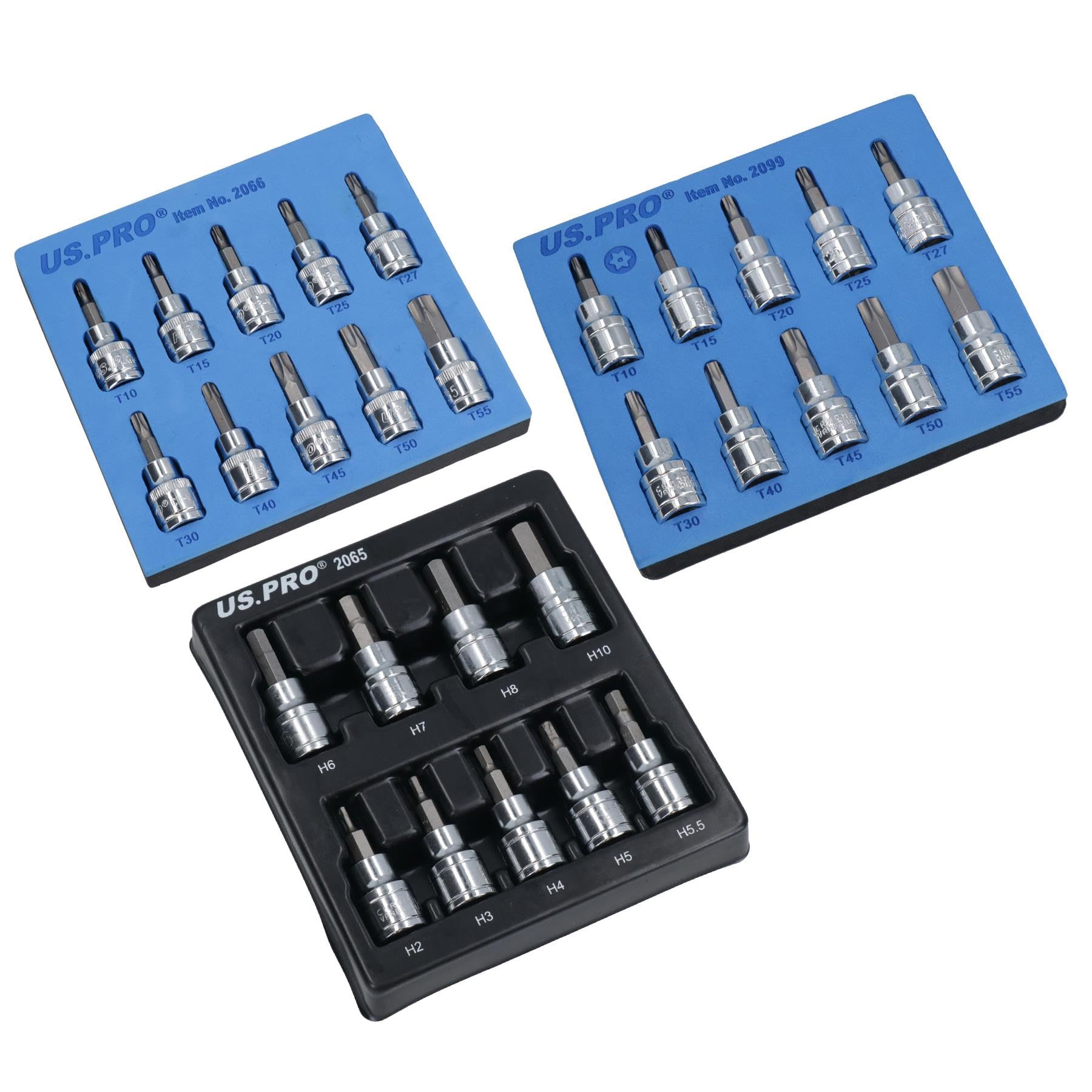 Allen sześciokątny i tamper torx i klucz do gry Star oprawki lampy 3/8" H2 - H10 T10 - T55