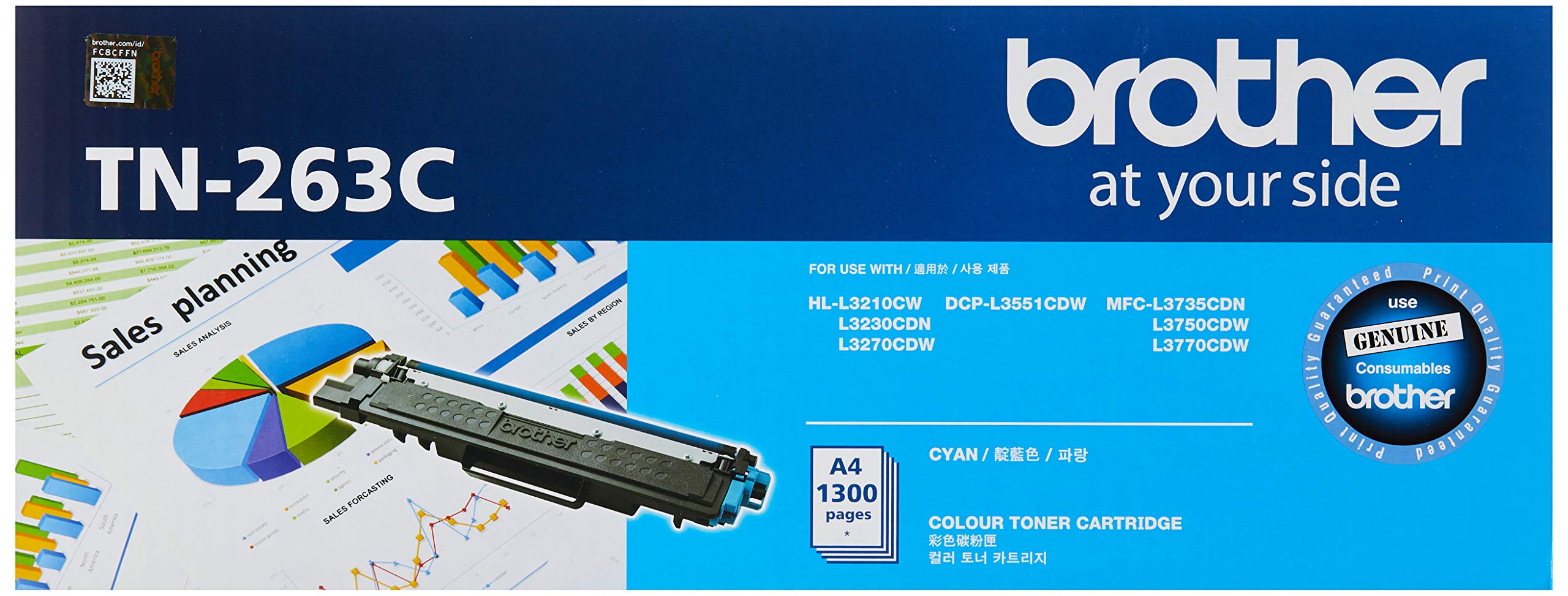 Brother TN-263C Toner Cartridge (B07Y9D4KD3) Amazon Price History, Amazon Price Tracker