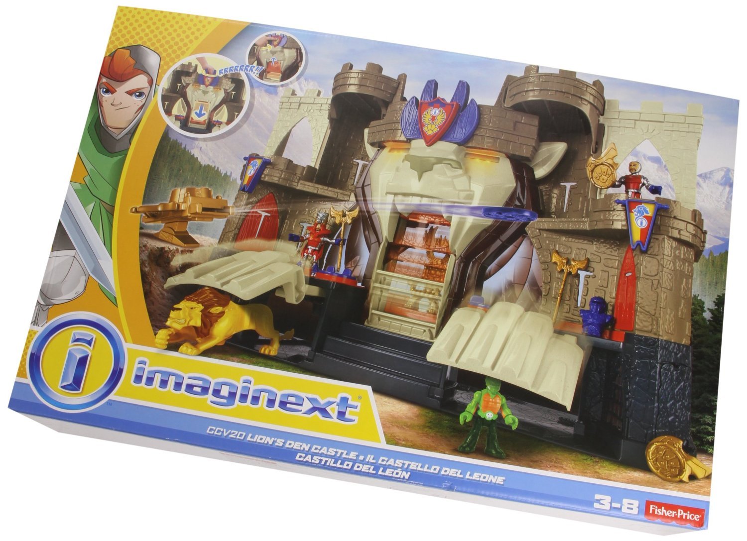 Imaginext - Castillo del león (Mattel CCV20)