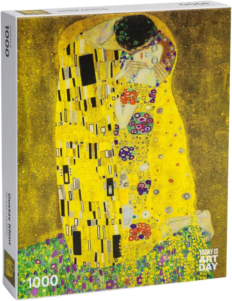 Today is Art Day -Gustav Klimt - The Kiss - Puzzle - 1000-piece