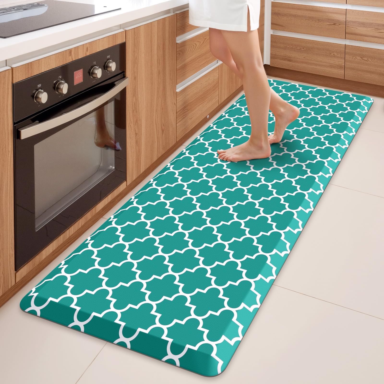 WISELIFE Kitchen Mats and Rugs Cushioned Anti-Fatigue, 17.3"x 28", Grey — Amazon image 17