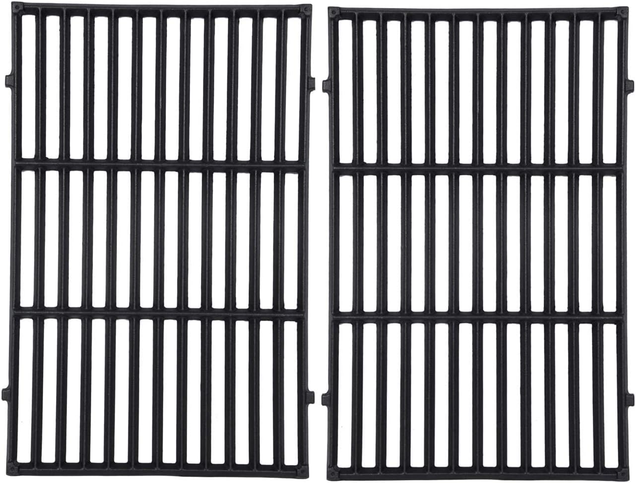 GasSaf 19.5 Grill Grates, 17.5 Flavorizer Bar and 13-1/4 Heat Deflectors for Weber Genesis 300, Genesis 310 320 330 and More Gas Grills with Front Control Panel, Grill Parts for Weber 7524 7620 7622