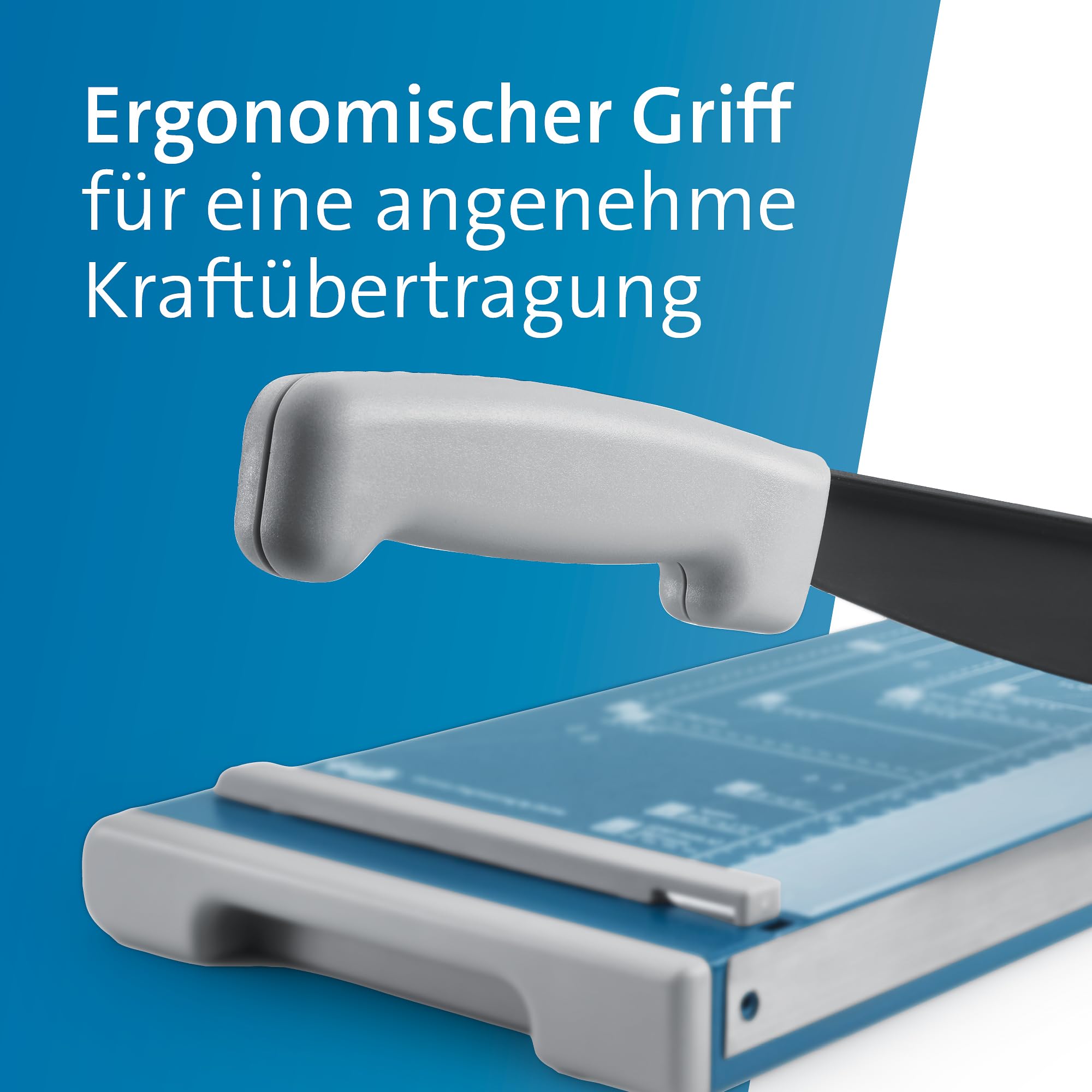 Dahle 502 Papierschneider DIN A4 8 Blatt Schneidleistung Blau