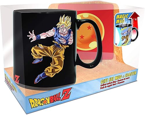 Ball Z Goku vs Buu Heat Change Mug - Anime Gifts For Boyfriend