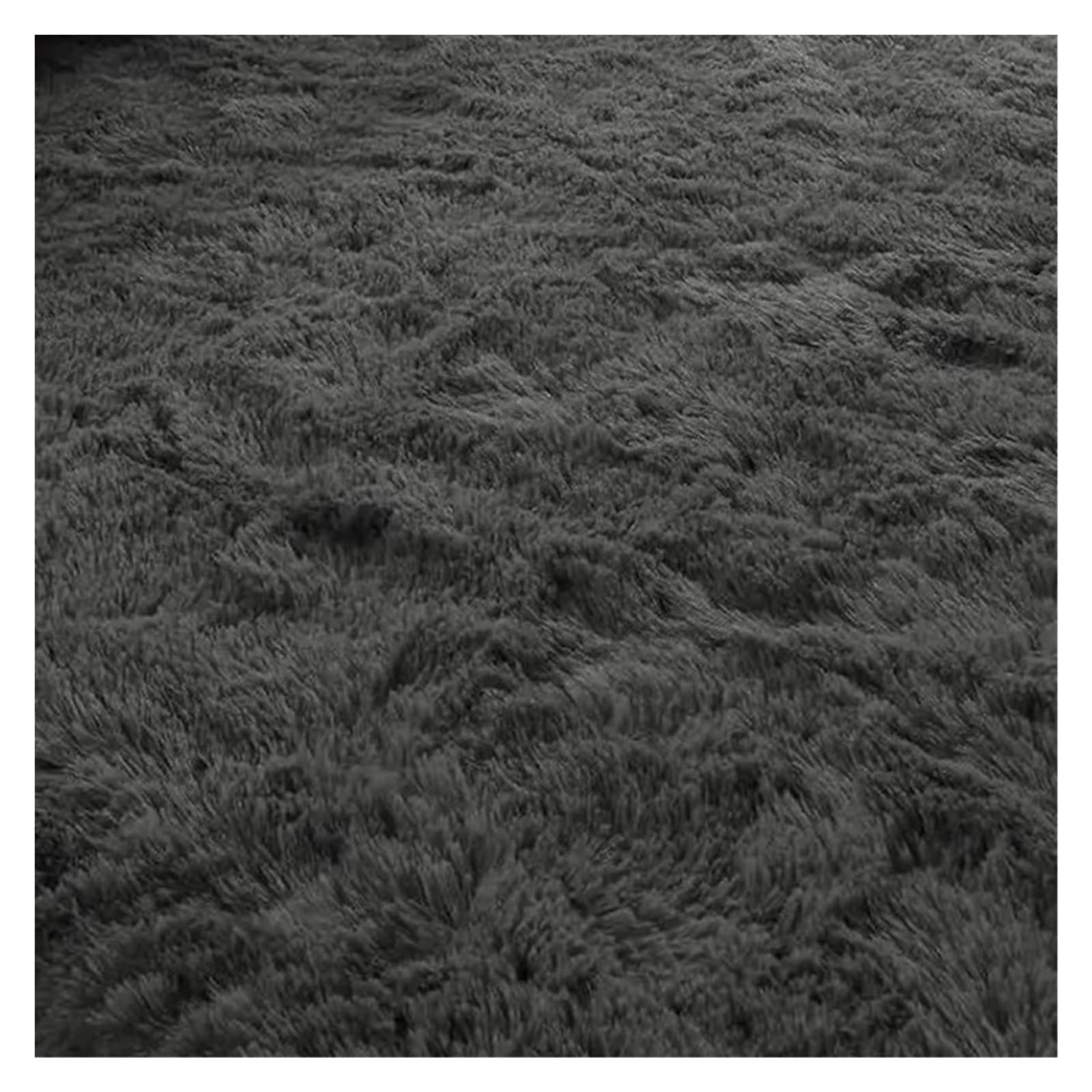 Hearth Rugs for Fireplaces Solid Colour Rug Soft, Warm And Non-Slip Living Room Sofa Mat Bedside For Bedroom Home Furnishing(Grey,80x160cm 31x63inch)