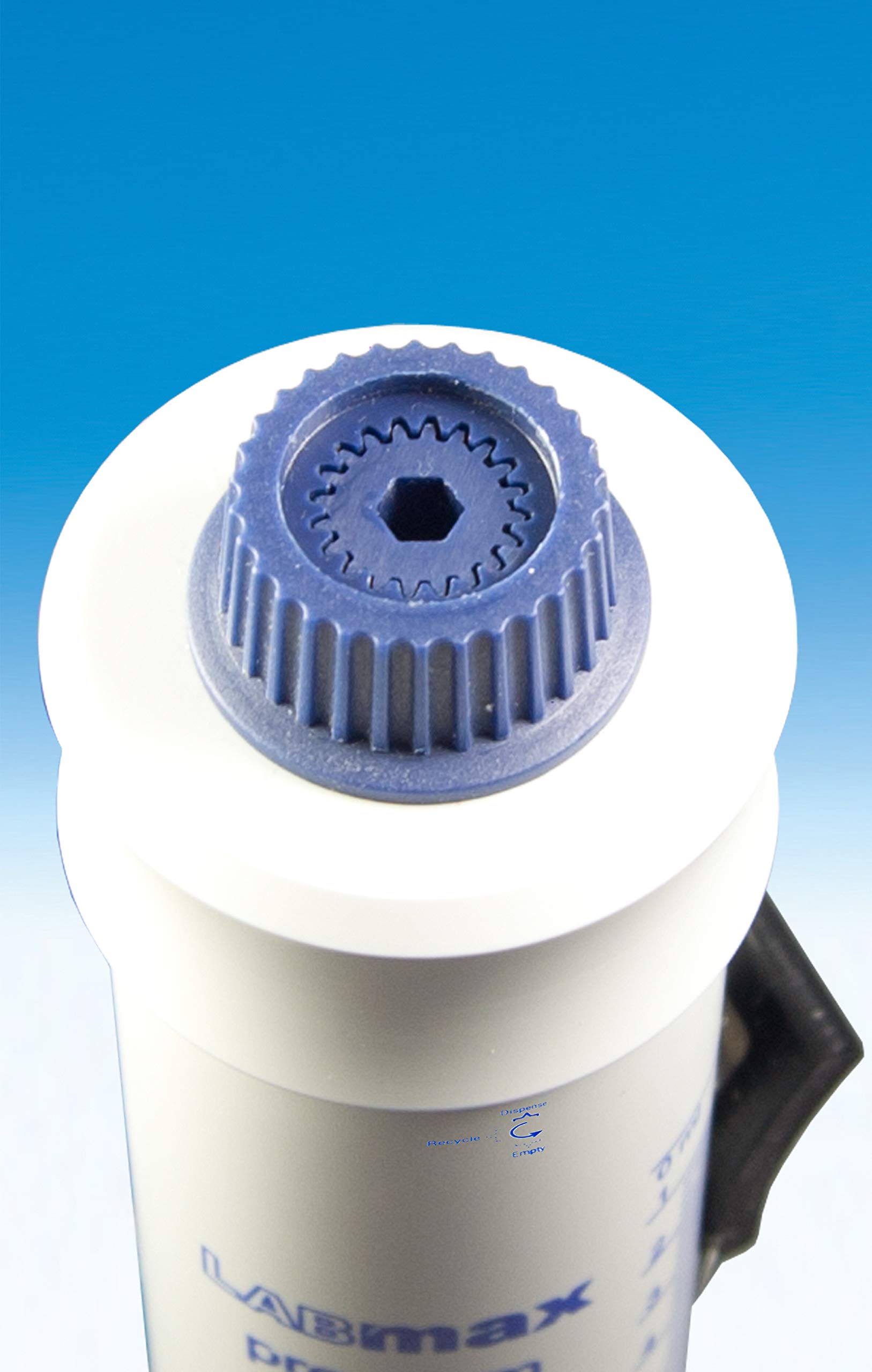Dispenser, Labmax premium, rekalibrierbar, 0 Prozent Reagenzienverlust, DE-M, 0.5 mL-5.0 mL