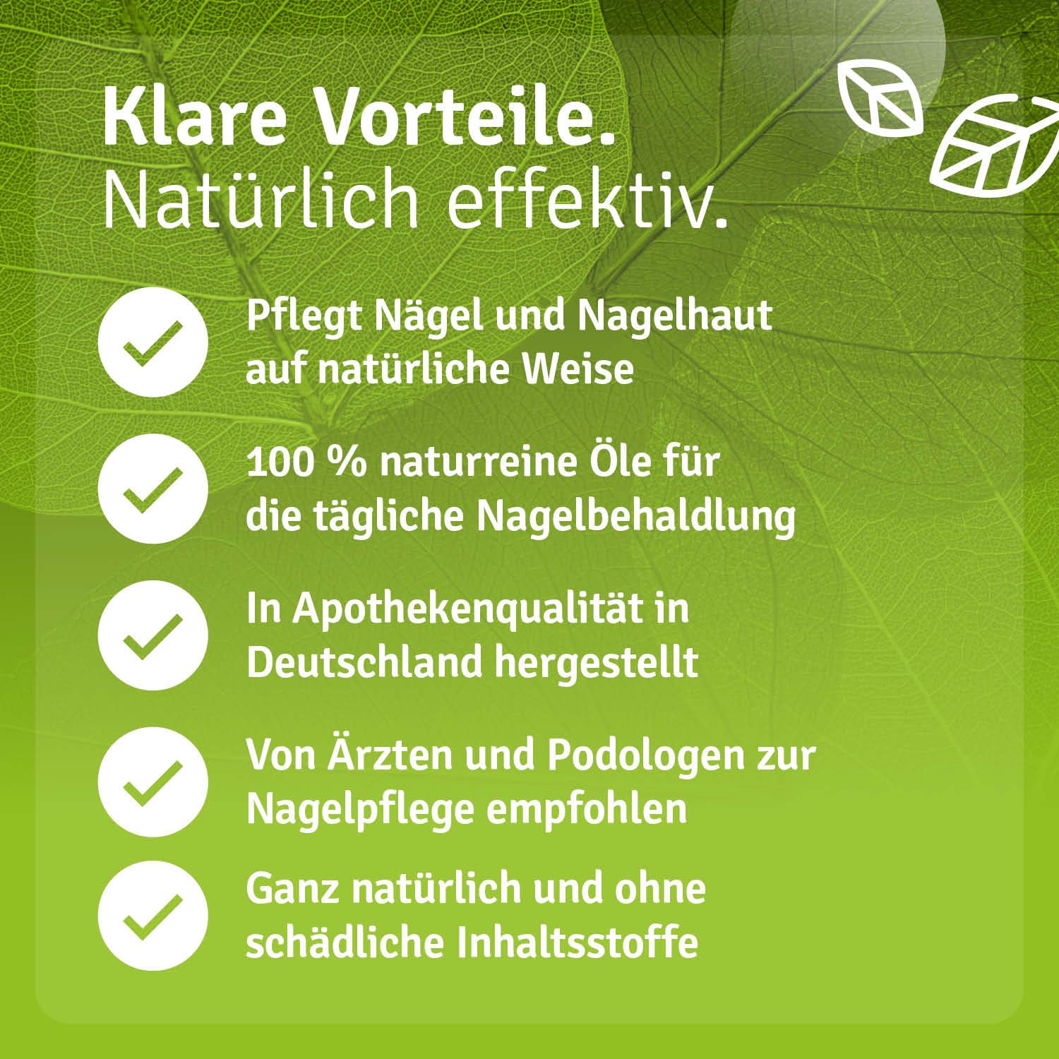 Casida Nagelöl Repair & Protect – Pflegeöl für beanspruchte Nägel – stärkt & regeneriert Finger- & Fußnägel – pflanzlich, ohne chemische Zusätze – mit Teebaumöl & Oregano Öl – Made in Germany- 10ml