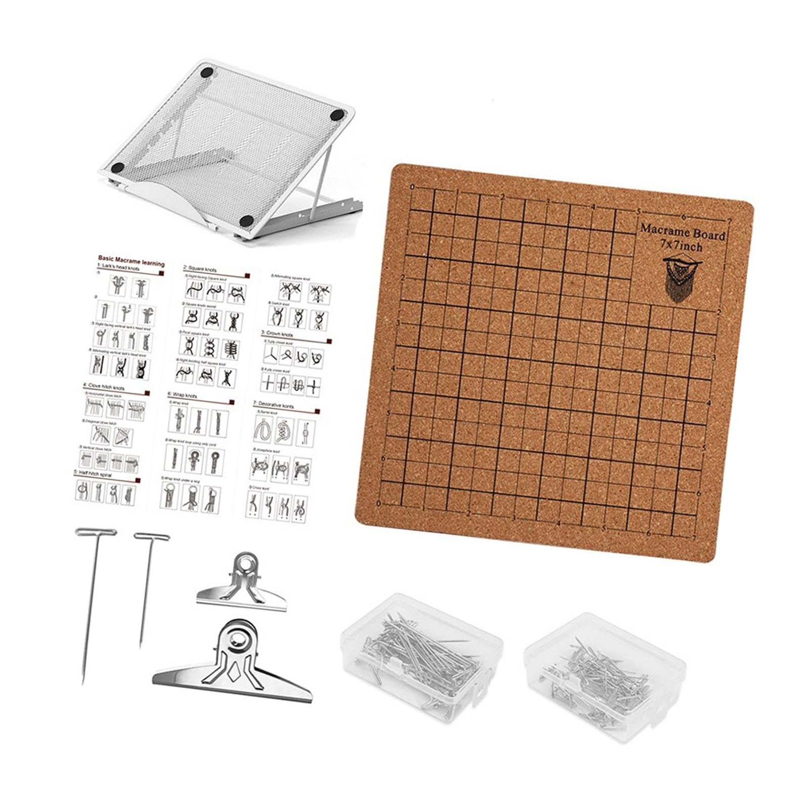 APGLSXY Professional Craft Board for Tassels Knotting Enthusiasts Silicone Portable Tool Crochet Aid