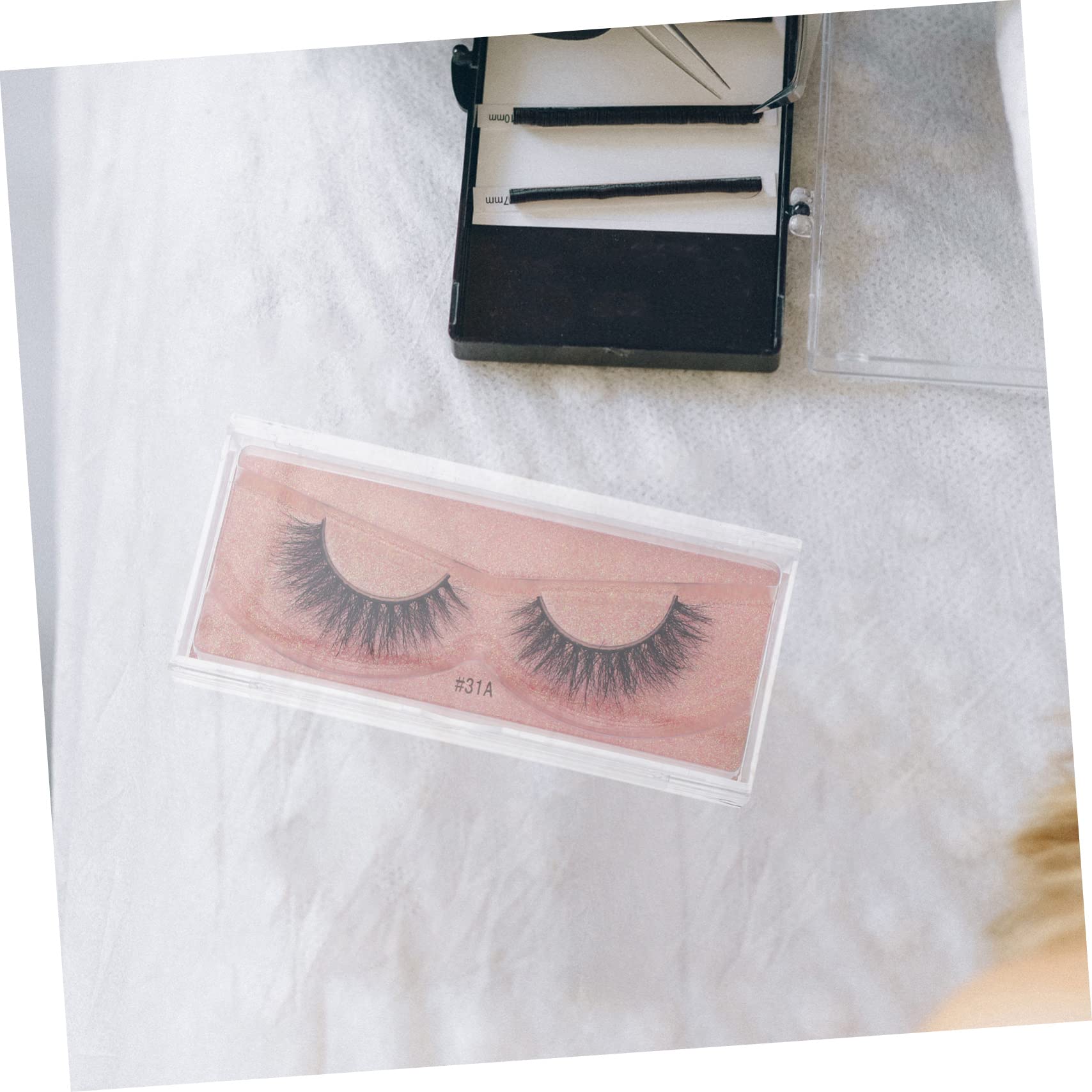 MAGICLULU 4pares Extensiones De Pestañas Postizas Naturales Largas Maquillaje Diy Para Ojos