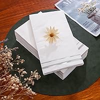 Vista 5 de BUCLA 100 servilletas desechables de 3 capas – Servilletas de papel color plata desechables de alta calidad – Servilletas de Navidad / servilletas