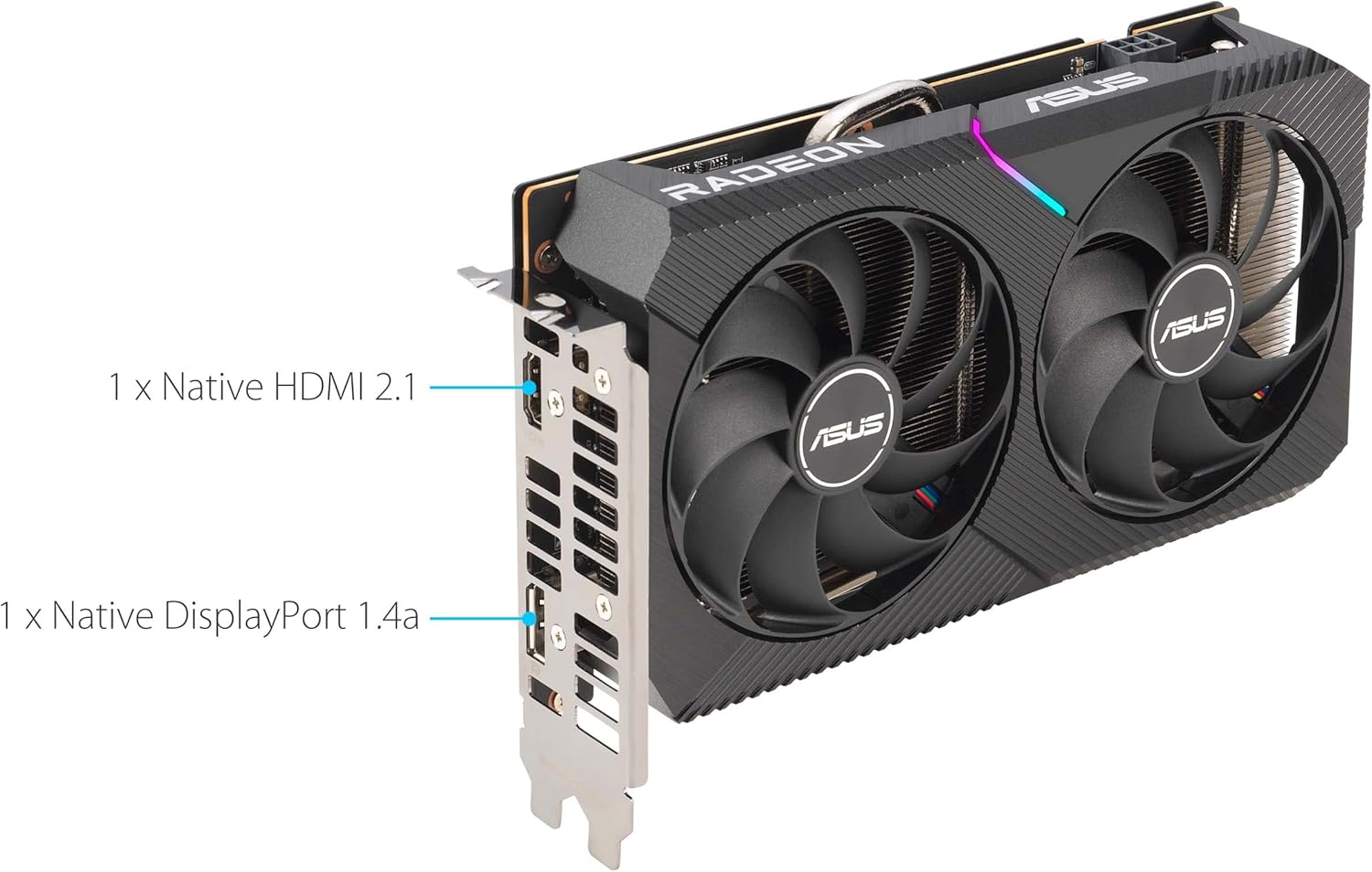 ASUS 90YV0HA1-M0NA00 Scheda Video, Nero, One size ASUS 90YV0HA1-M0NA00 Scheda Video, Nero, One size