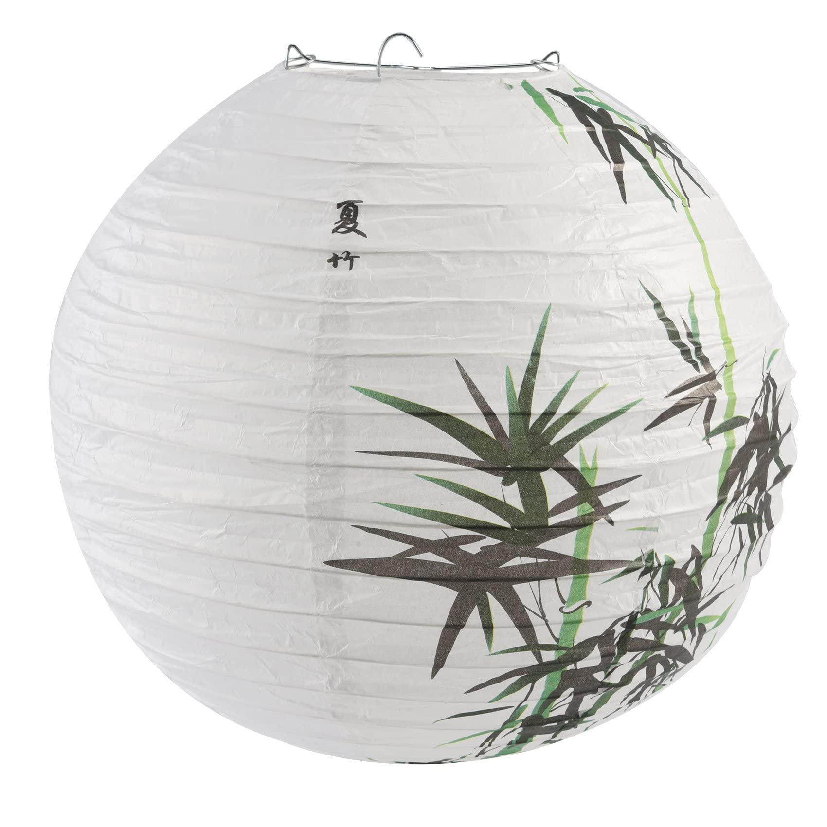 Agmoctz 30cm Lampshade Paper Lantern Oriental Style Light Decoration Chinese, Bamboo