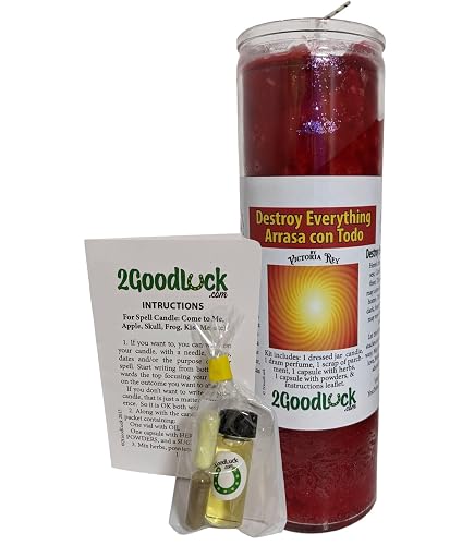 Destroy Everything Dressed Scented Candle - Veladora Preparada Arraza Con