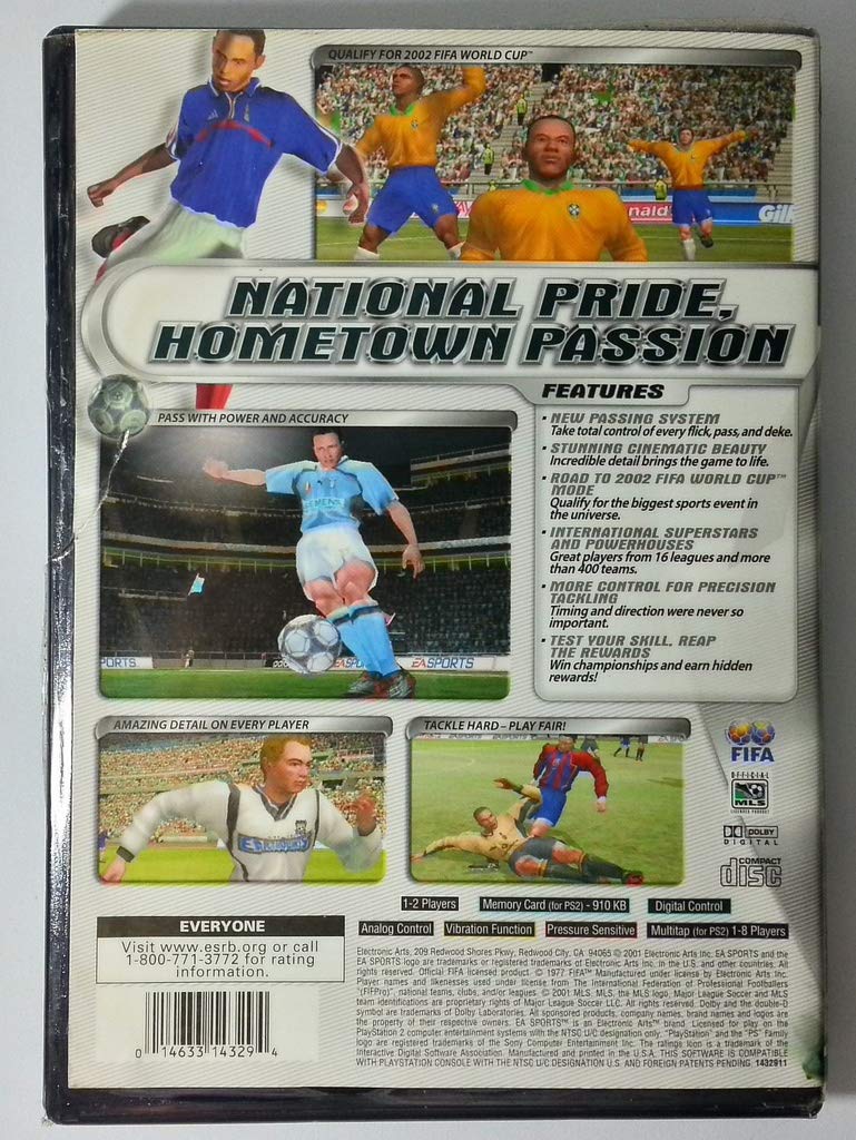 Amazon.com: FIFA Soccer 2002 : Playstation 2: Video Games