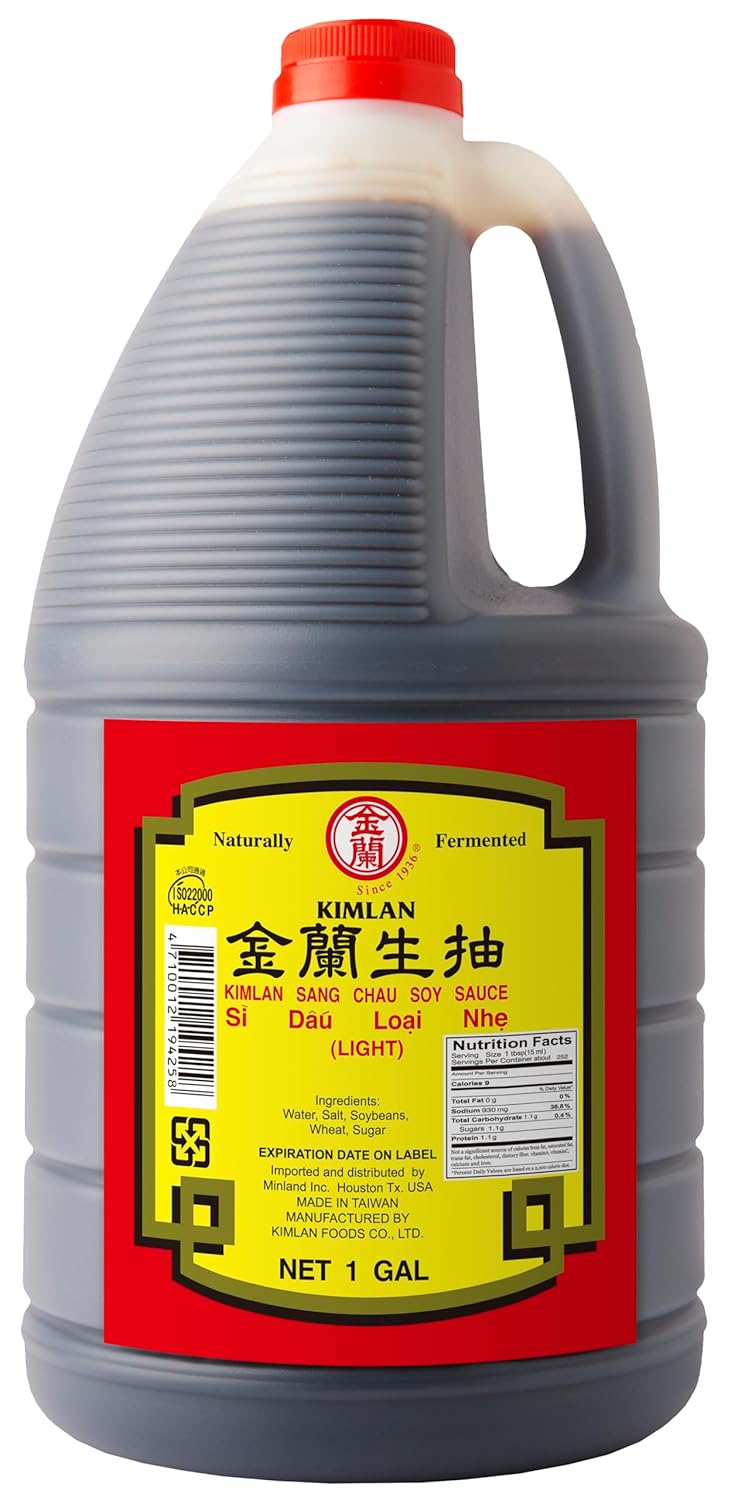 Kimlan Sang Chau (生抽 / Light) Soy Sauce | 1 Gallon