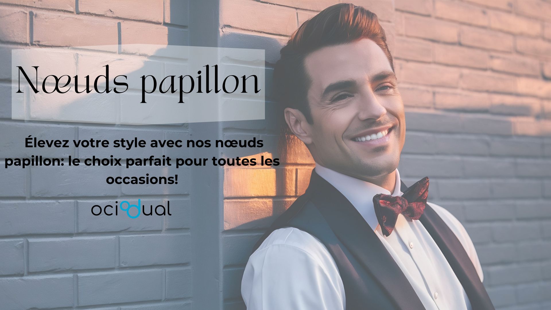 Nœud Papillon Pré-Noué Réglable Homme/Femme - Satin Polyester, Pour Mariages Et Occasions Spéciales