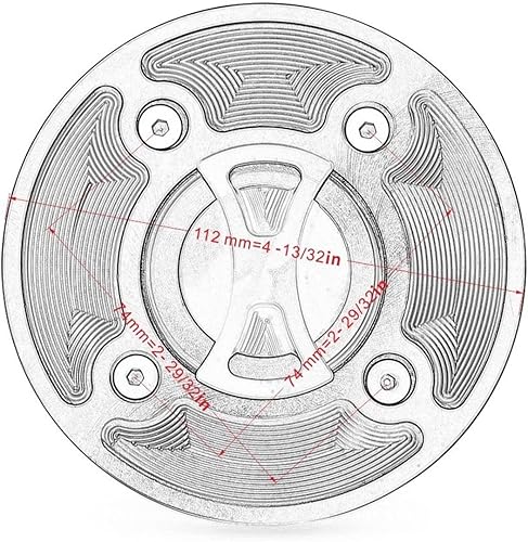 Miniatura 7 de Motorcycle Gas Caps For K&awasaki Z900 Z650 Z400 Ninja 650 400 Ver&sys 1000 Vers&ys-X 300 Ninja ZX-6R ZX6R Motorcycle Gas Fuel Tank Cover Cap