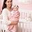 Pro Goleem Fleece Baby Blankets for Girls with 2 Inch Satin Trim, Super Soft Plush Receiving Blanket for Infant Toddler Newborn, Cozy 30x40 Inch Crib & Stroller Blanket (Pink)