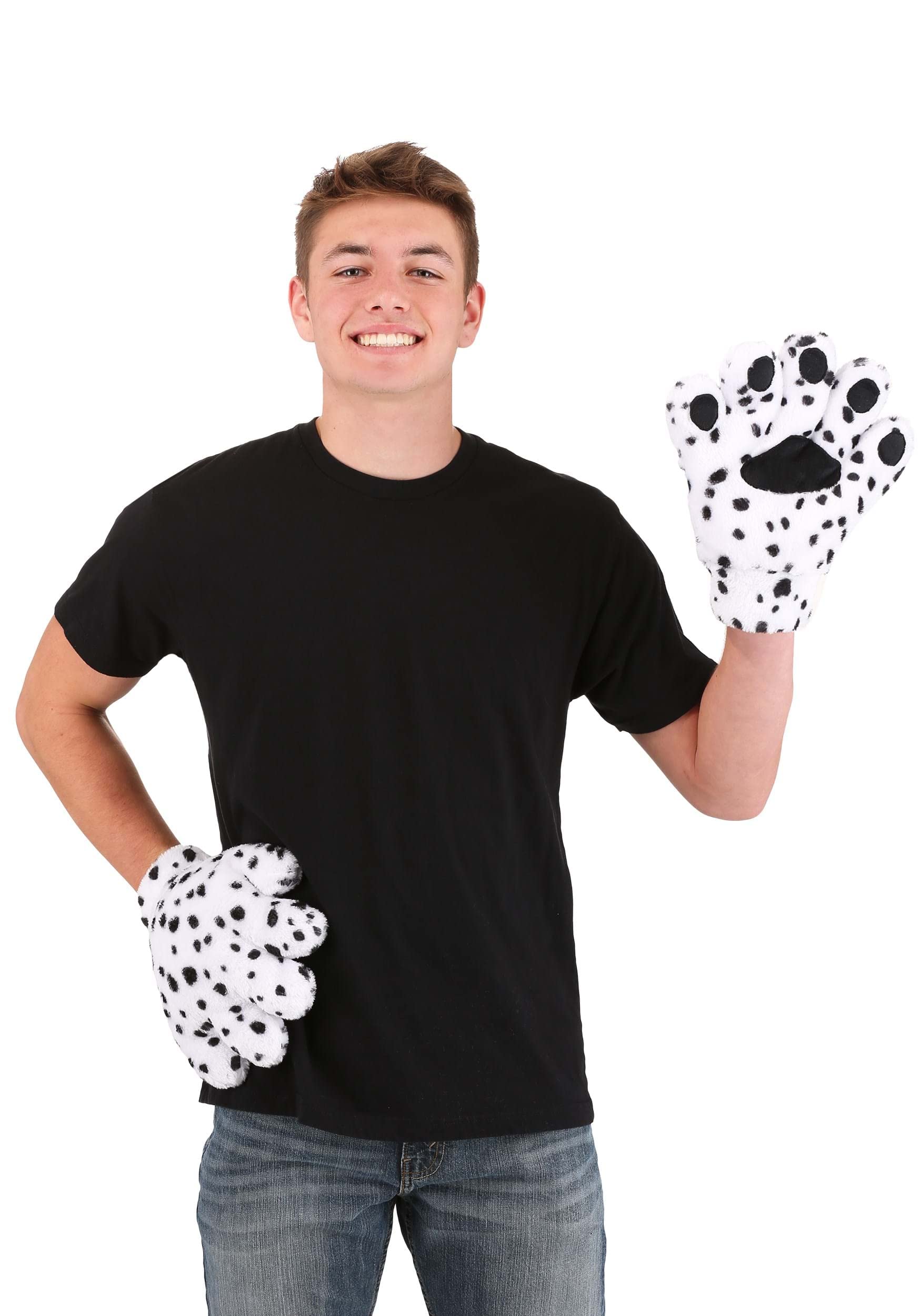 Fun Costumes Adult's Dalmatian Gloves Standard