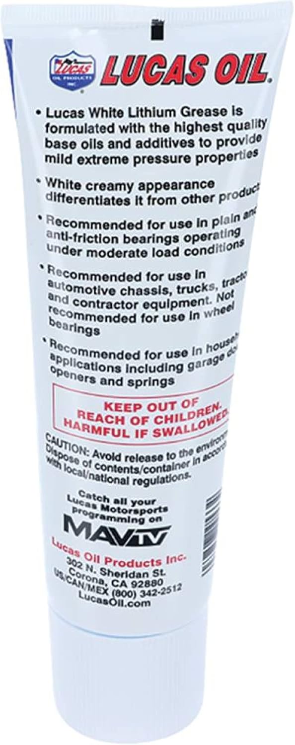 Stens White Lithium Grease for Lucas Oil 10533