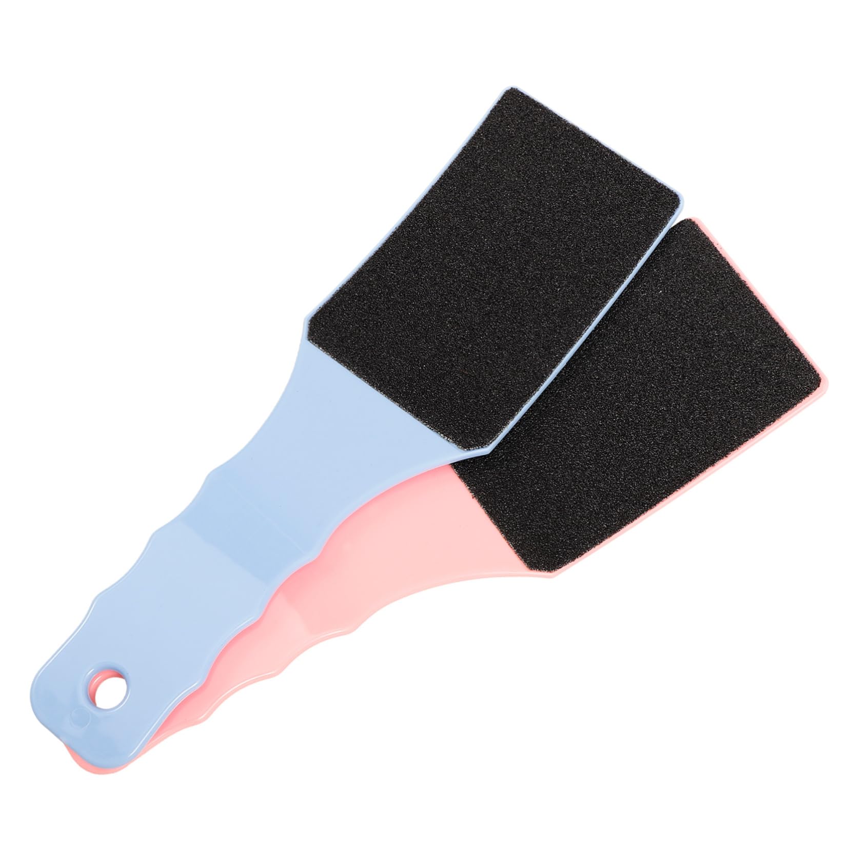 FOMIYES 2Pcs Double Sided Foot File Ergonomic Handheld Foot Care Tool for Exfoliation and Dead Skin Removal Vibrant Colors for Smooth Feet Care