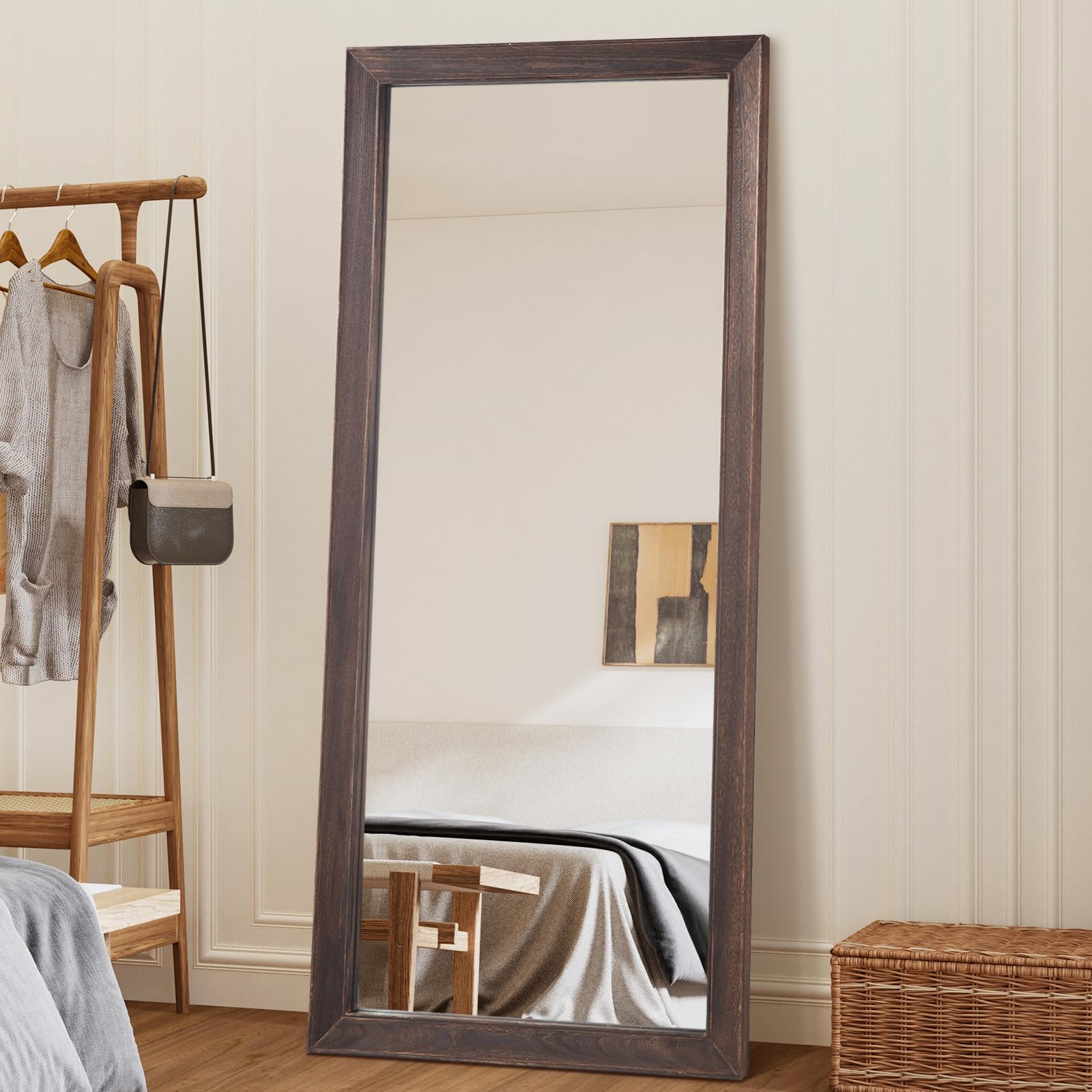 MirrMyst Rustic Farmhouse Full Length Mirror, 71