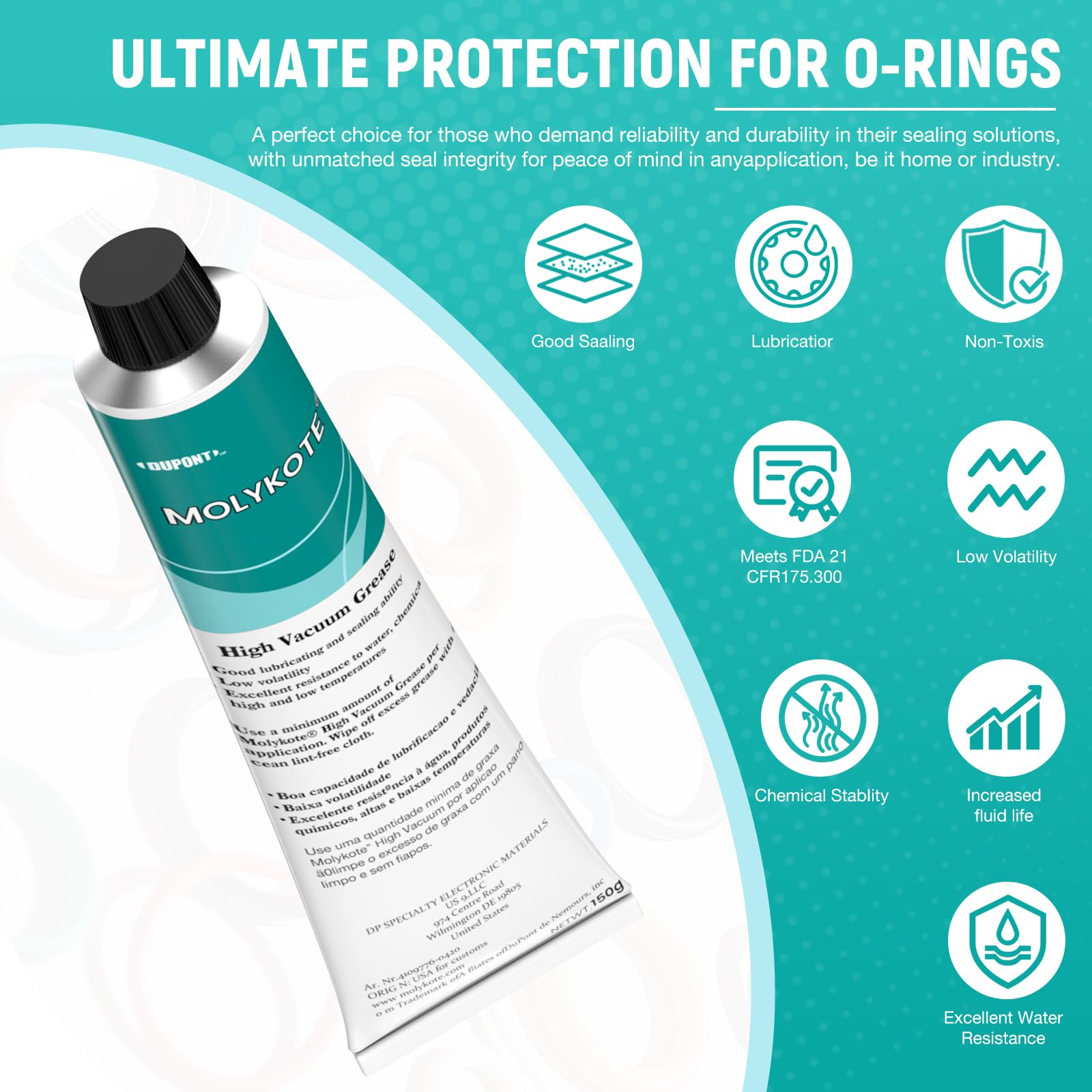 High Vacuum Silicone Grease - Waterproof & Durable -3 High Vacuum Silicone Grease - Waterproof & Durable -3