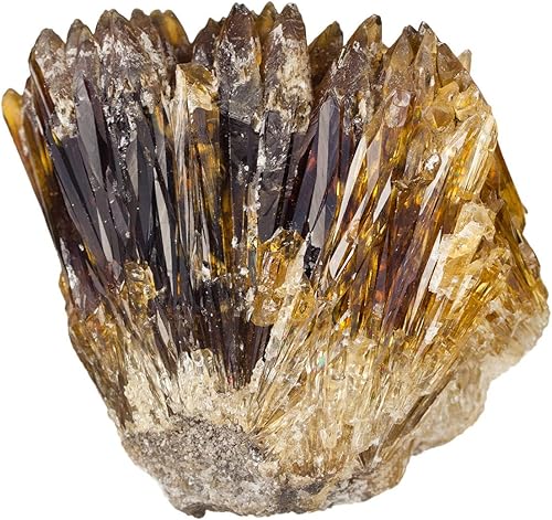 mookaitedecor Piedra de geoda de cristal de calcita de ámbar crudo natural para decoración del hogar de curación de Reiki 022-033 libras