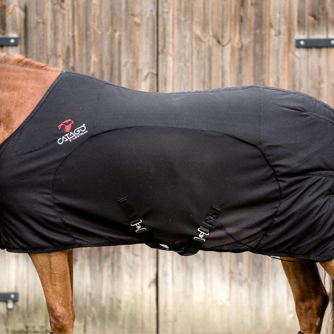 CATAGO Koc dla konia FIR-Tech Healing - Navy - 155 cm