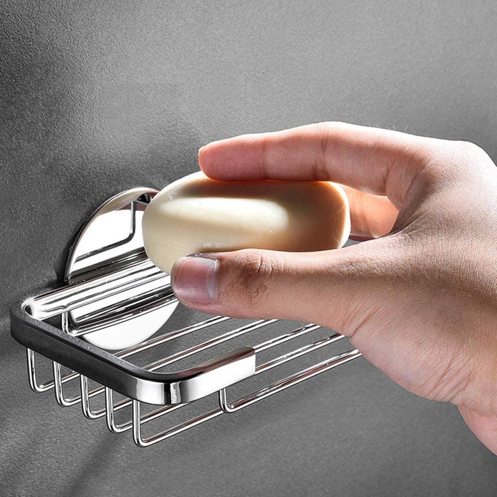 Estantes de baño exquisitos Baño, Estante de Esquina de baño de Acero Inoxidable Ducha Champú Jabón Cosmético Accesorios de baño Organizador de Almacenamiento Soporte para Rack