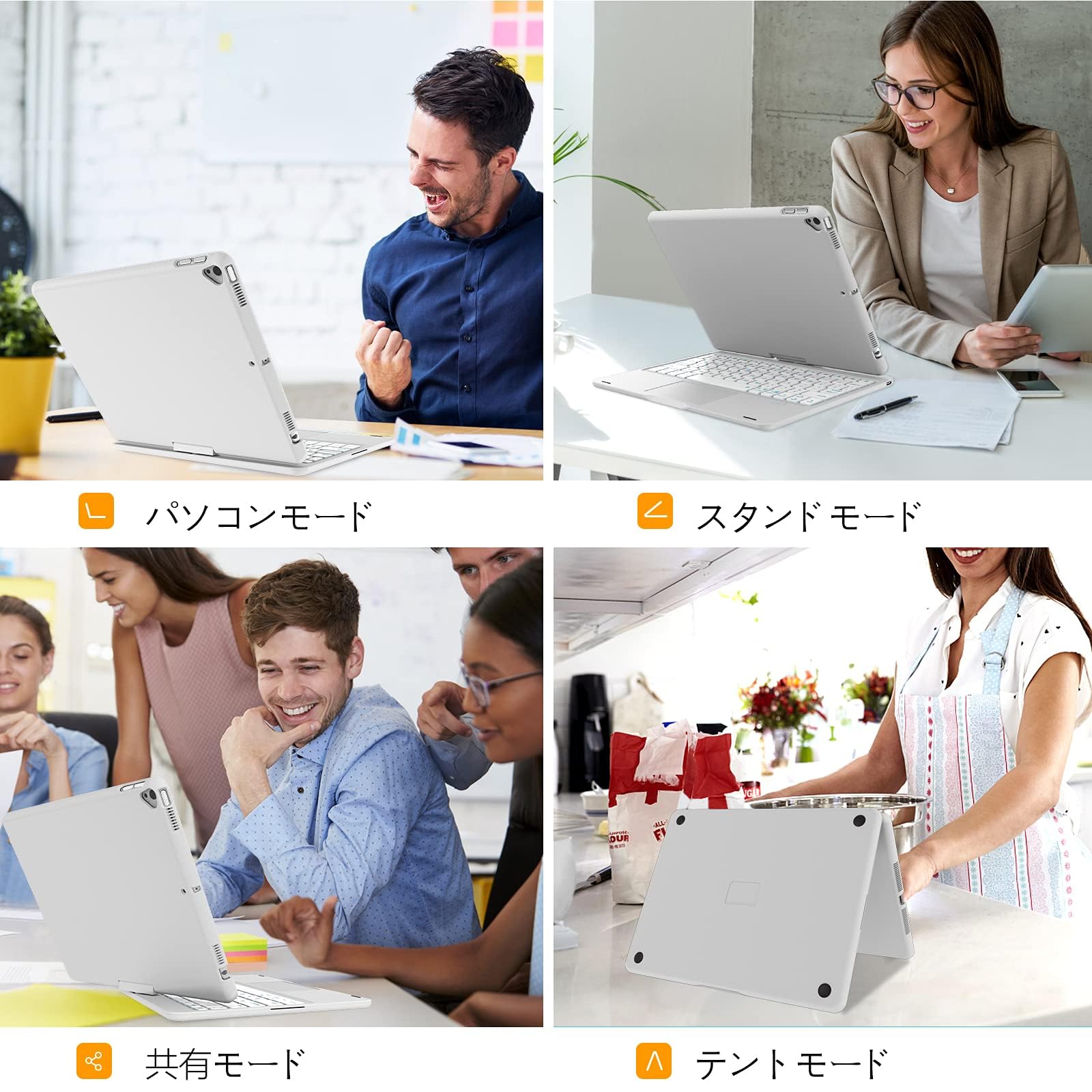 【色:シルバー_サイズ:10.2/10.5inch】[業界独創な設計・360°回 Amazon | [業界独創な設計・360°回転] iPad 9世代 キーボード