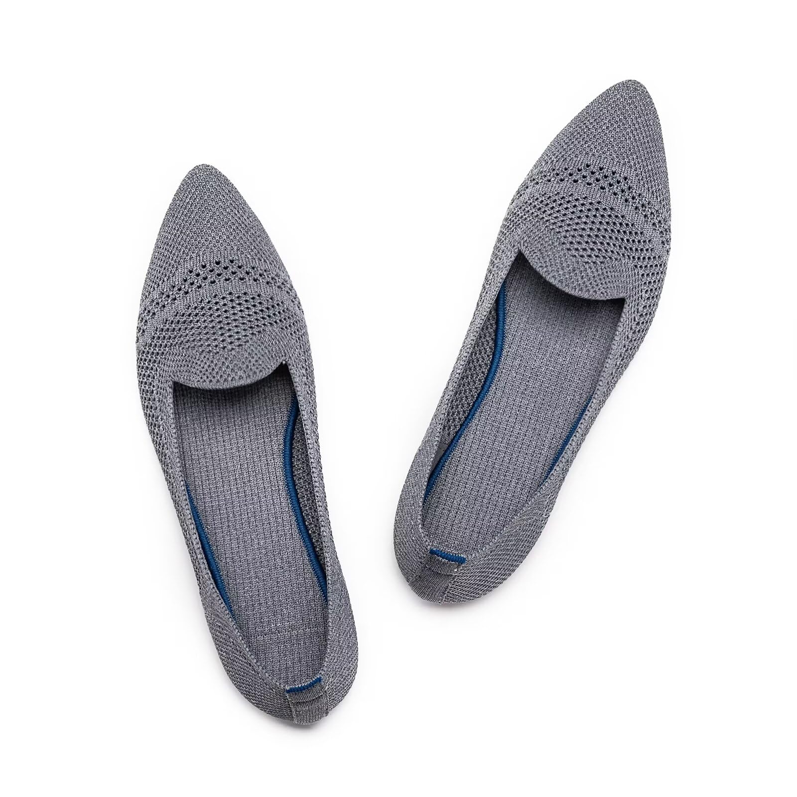 Frank Mully Flache Damen-Ballettschuhe mit runder Zehenparti