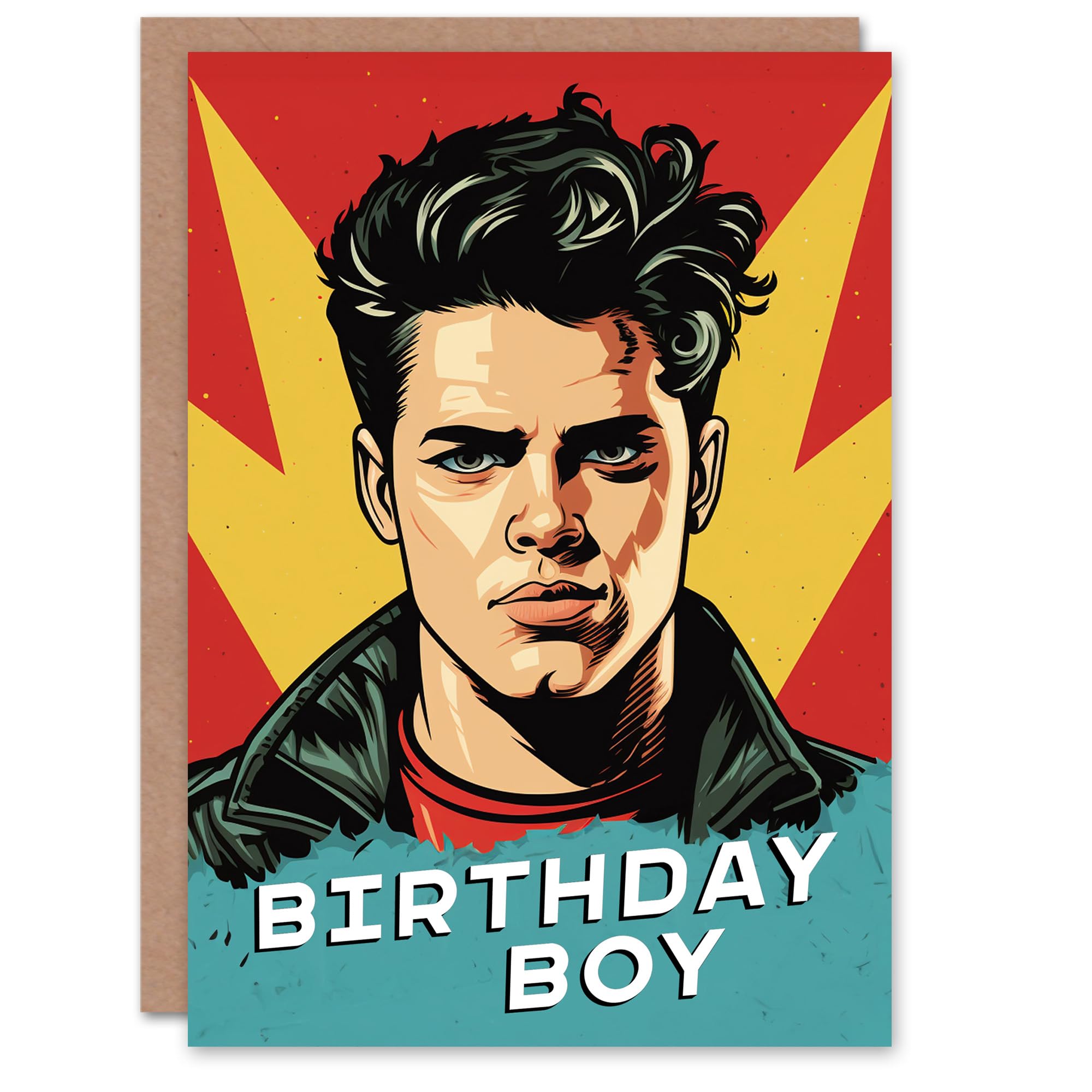 Artery8 Birthday Greeting Card Comic Super Hero Birthday Boy For Him