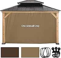 Vista 9 de CoastShade Malla Mosquitera de Repuesto Universal para Paredes Laterales Solamente para Toldo de Glorieta de 10' x 12