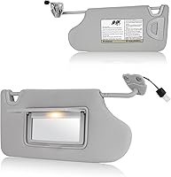 Vista 11 de Parasol para conductor y pasajero compatible con Nissan Altima sin techo corredizo 2013 2014 2015 2016 2017 2018, sustituye a 96400-3TA2A, Beige