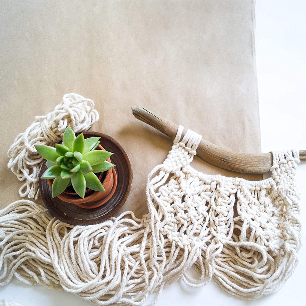 Corde Macramé 3 Mm X 100 M – Lot De 3 Couleurs Beige, Rouge Brique & Bordeaux | Fil Coton Doux Et Résistant Pour Débutants Et Créatifs