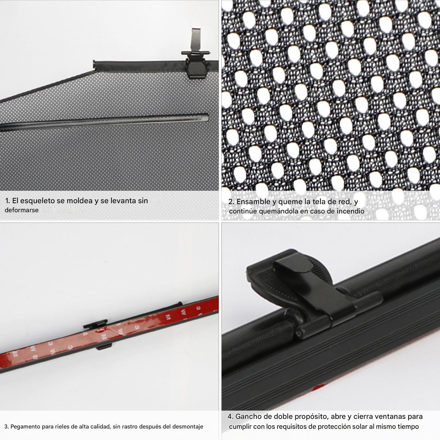 Tendine Parasole Per Auto Alzata Automatica Tendine Oscuranti | per Interni Auto, Schermo Bloccante Luce per Protezione Privacy Camion e Viaggio in Strada