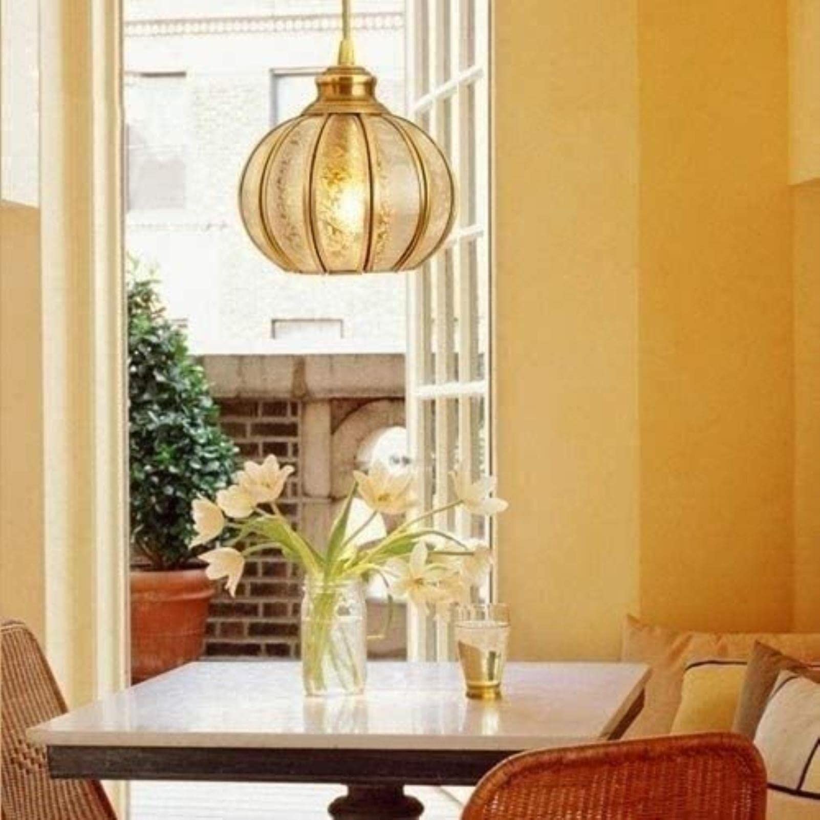 Żyrandole LED, amerykańska lampa wisząca w stylu wiejskim, retro restauracja lampka nocna wykończenie szczotkowanego złota, styl industrialny vintage, miedź, sztuka, bar, kawiarnia, kuchnia