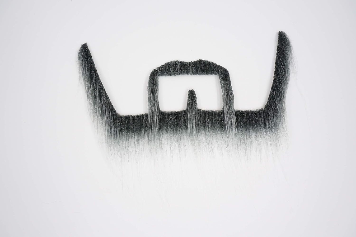 Mustaches Self Adhesive Long Squatter Fake Beard, Novelty, False Facial Hair, Costume Accessory for Adults