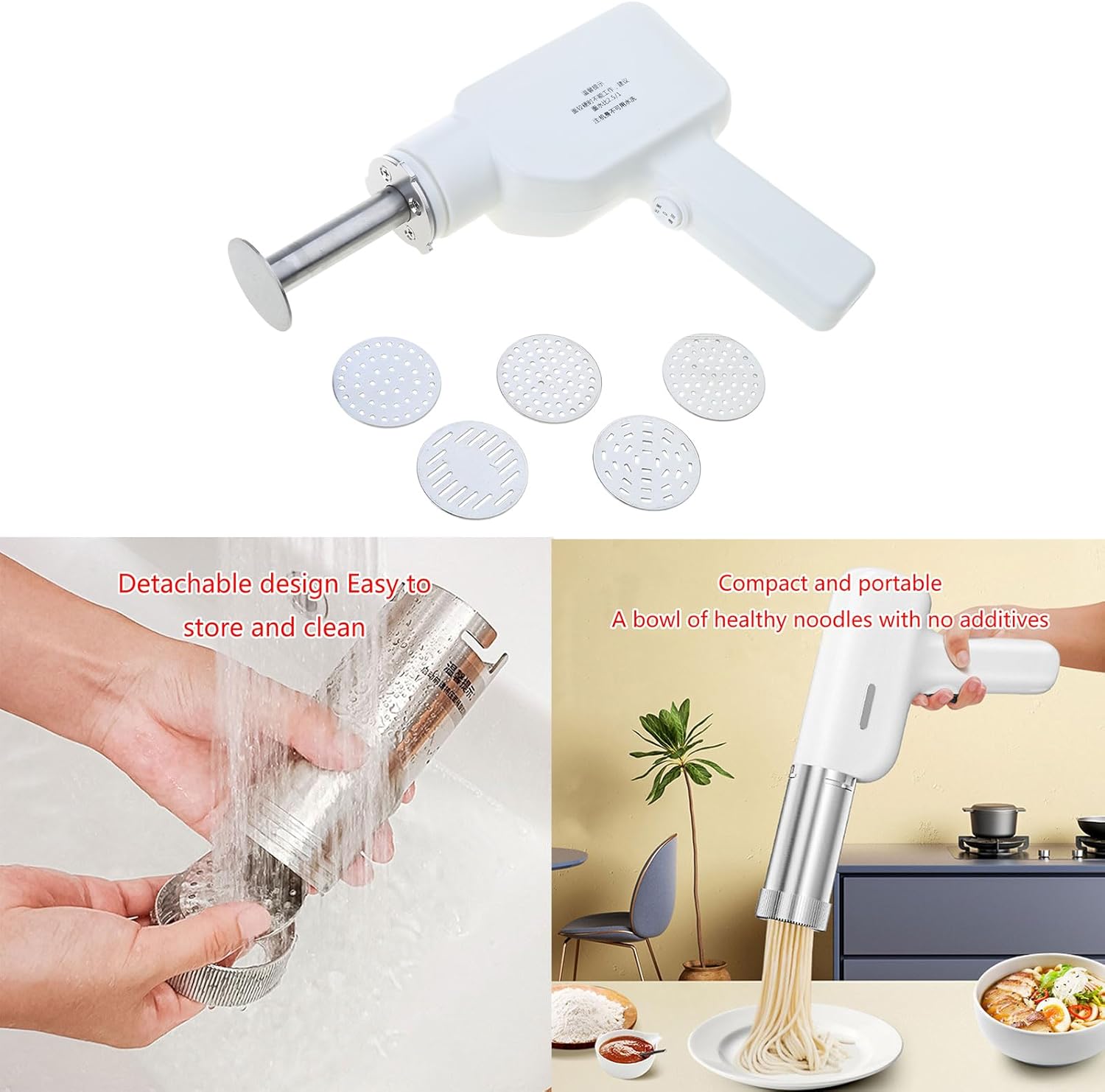 Electric Pasta Maker Simple Electric Pasta Machine Effective Kitchen Appliances Automatic Pasta Making Device For Cooking
