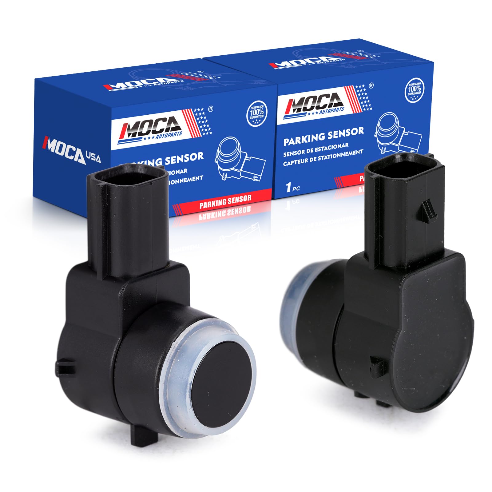 MOCA 2PCS Reverse Backup Parking Assist Sensor Fit 11-18 for Dodge Grand Caravan, 11-15 for Chrysler 300 3.6L, 11-18 for Ram 1500, 09-15 for Jeep Grand Cherokee 5.7L