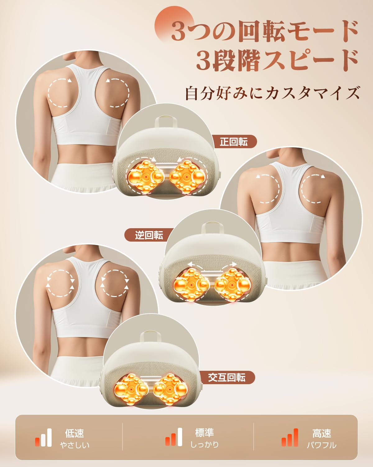 Amazon | クッション 腰枕 Hoxhyon USB充電式 腰・背中・首・肩