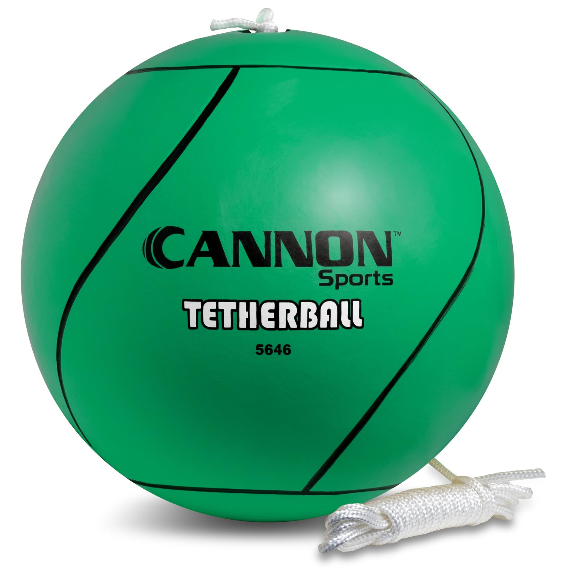 Cannon Sports Tetherball-Set – inklusive Ersatzball und robustem 2,7 m Seil – perfekt für Indoor-Outdoor-Spiele und Familienspaß im Garten – einfache Einrichtung – Gummi-Ball