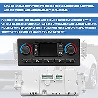 Vista 7 de 599-211XD Interruptor de panel de módulo de control de clima para Chevy Silverado Suburban Tahoe Trailblazer Avalanche GMC Sierra Yukon Envoy