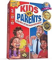 Vista 1 de Kids VS Parents – A Hilarious Family Game with Conversation Starters & Fun Challenges – Card Game for Kids, Teens & Adults Perfect for Game Night